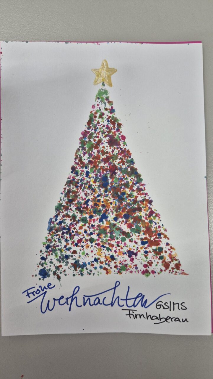 Wir basteln Weihnachtskarten