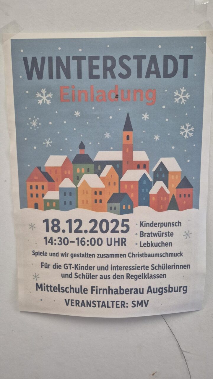 Die SMV lädt ein zur Winterstadt