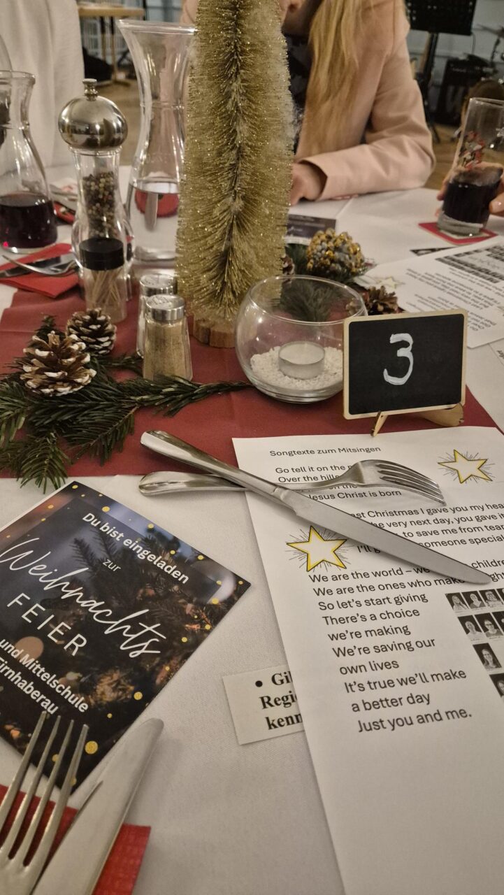 Das Firn- Kollegium auf der Weihnachtsfeier